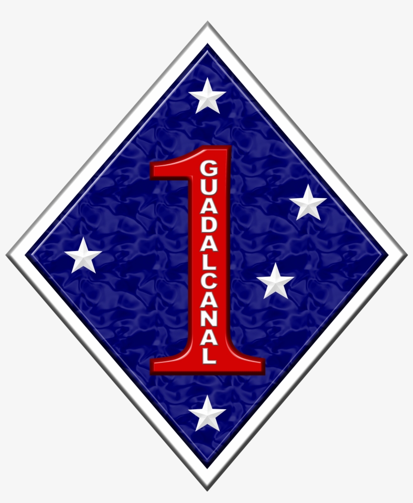 1st Mardiv 2 Insignia - 1st Marine Division, transparent png