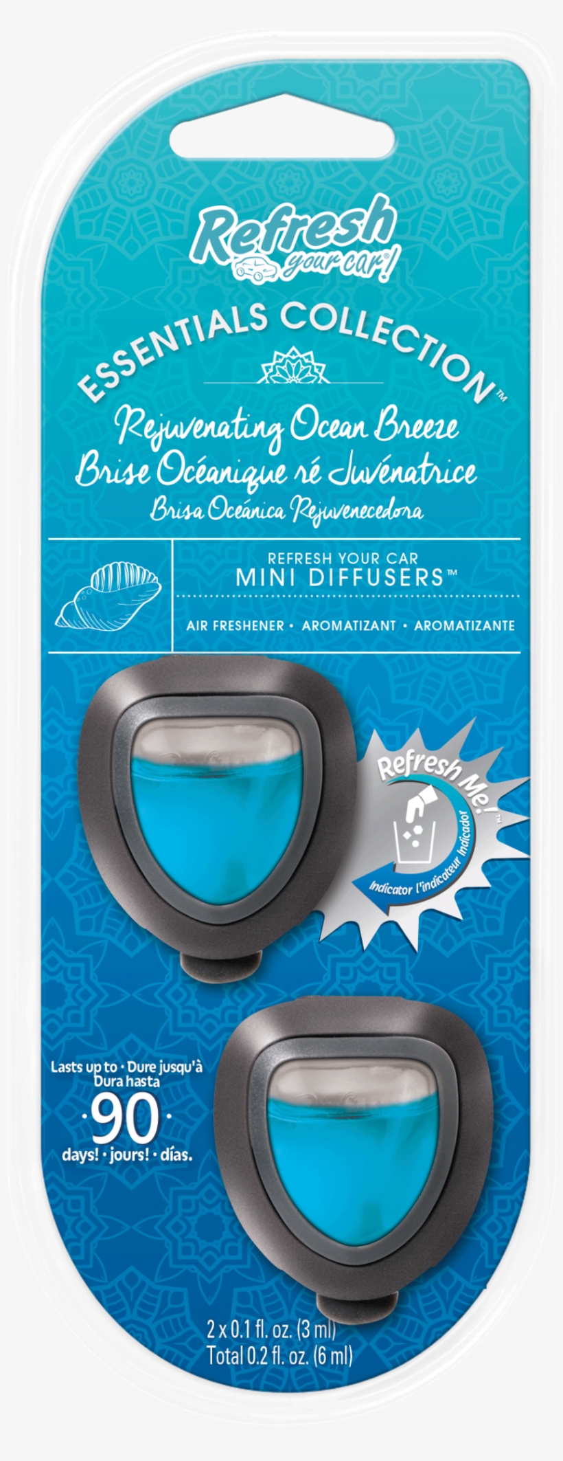 Rfmd222 Ryc2pkminidiffuser Rejuvenating Ocean Breeze - Portable Network Graphics, transparent png