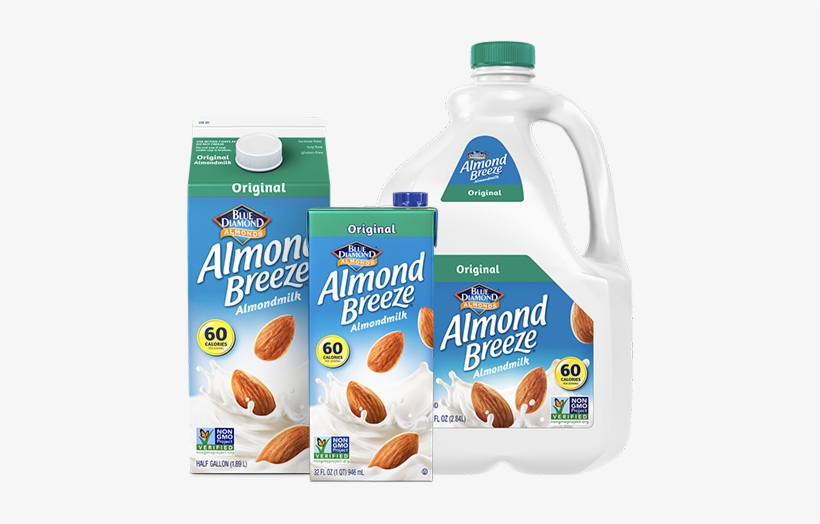 Almond Breeze Unsweetened Vanilla Almond Milk, transparent png