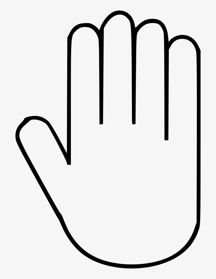 High Five Five Gesture Stop Comments - Icon, transparent png