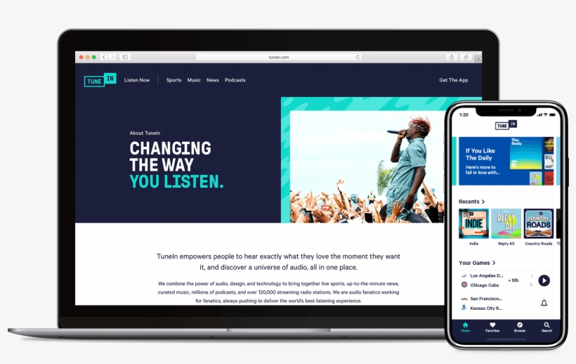 Tunein Hero Image - Hero Image, transparent png