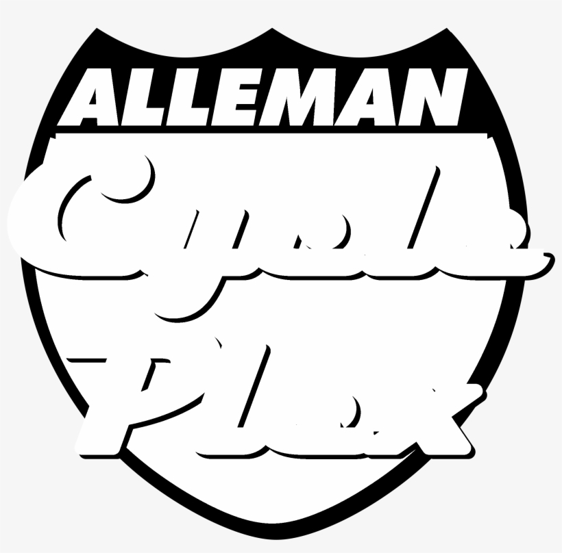 Alleman Cycle Plex Logo Black And White, transparent png