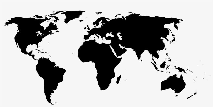 World Vector Png - Worldwide Range Of The Common Rat, transparent png