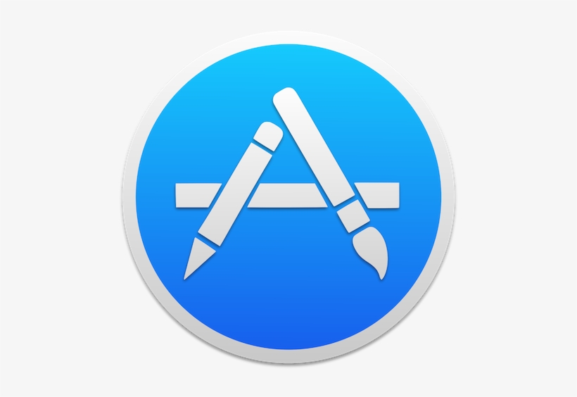 Mac App Store Logo, transparent png