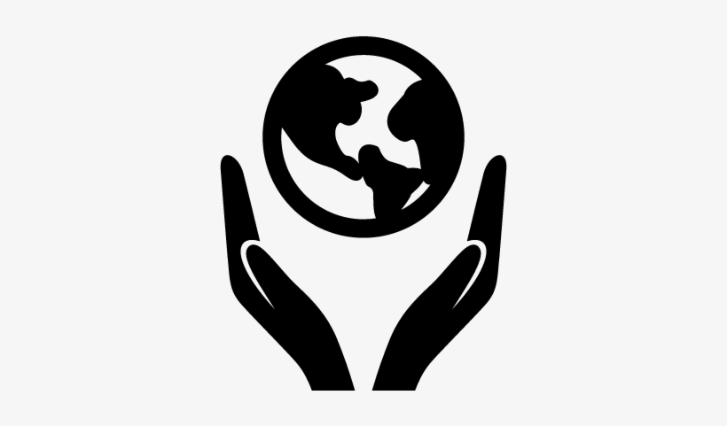 World In Your Hands Vector - World In Your Hands Png, transparent png