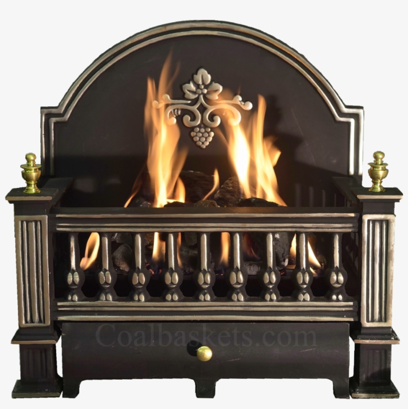 No Burners Or Coal Pan Visible Coals Appear As Random - Coal Basket Fireplace, transparent png