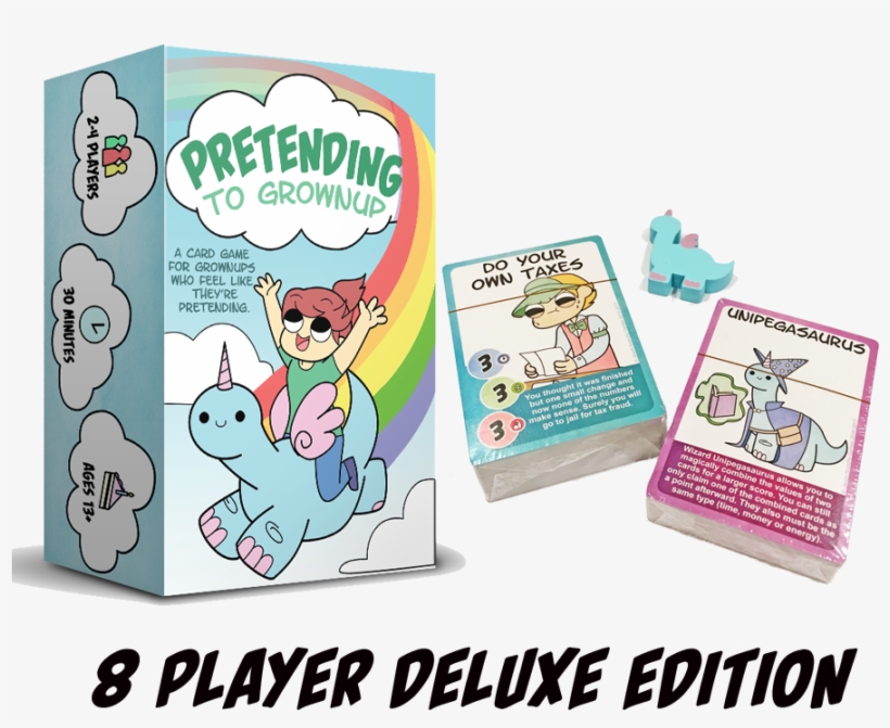 Pretending To Grownup 8 Player Deluxe Edition, transparent png