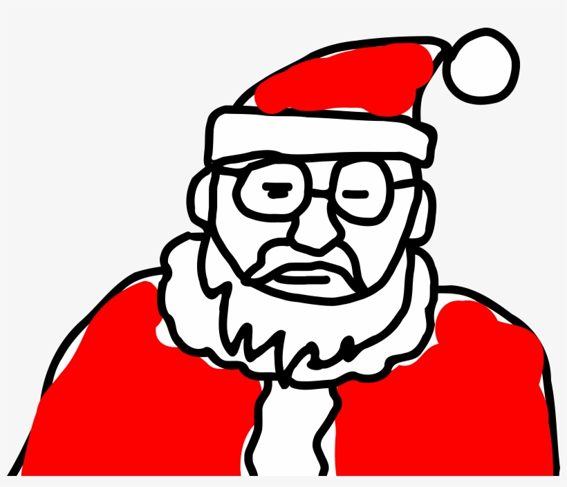 This Free Icons Png Design Of Lazy Santa, transparent png