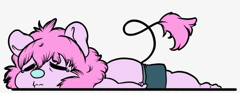 Lion Around Being Lazy - Cartoon, transparent png
