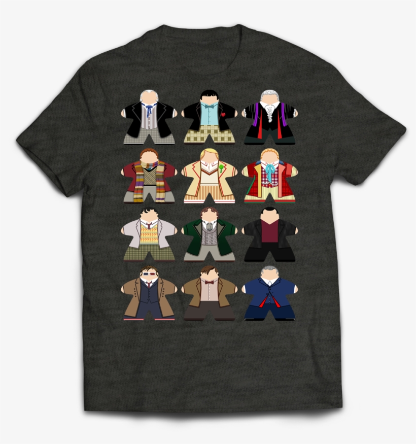 Doctor Who Meeples - Maciej Janowski Koszulka, transparent png