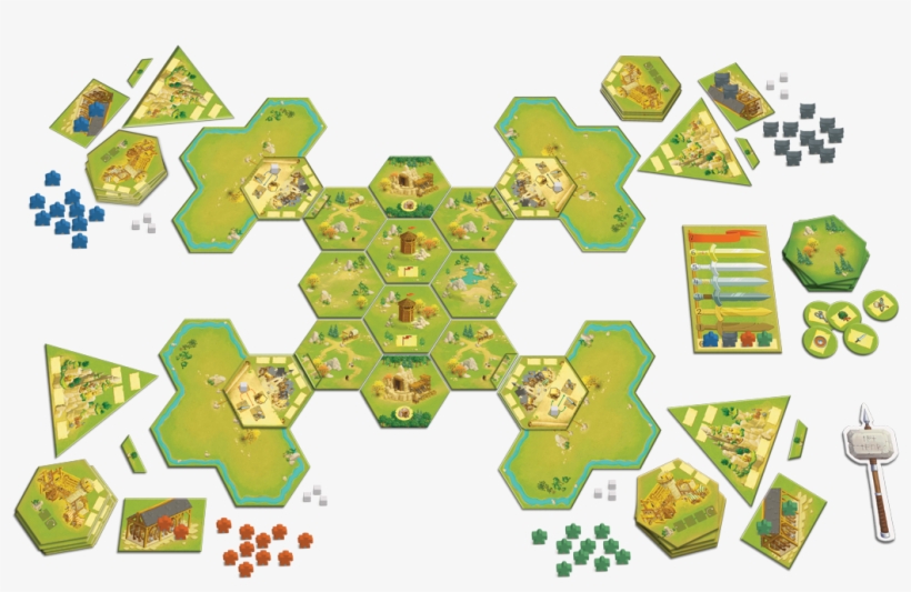 Meeple War Board Game Layout - Cmon Limited Meeple War 2nd Edition, transparent png