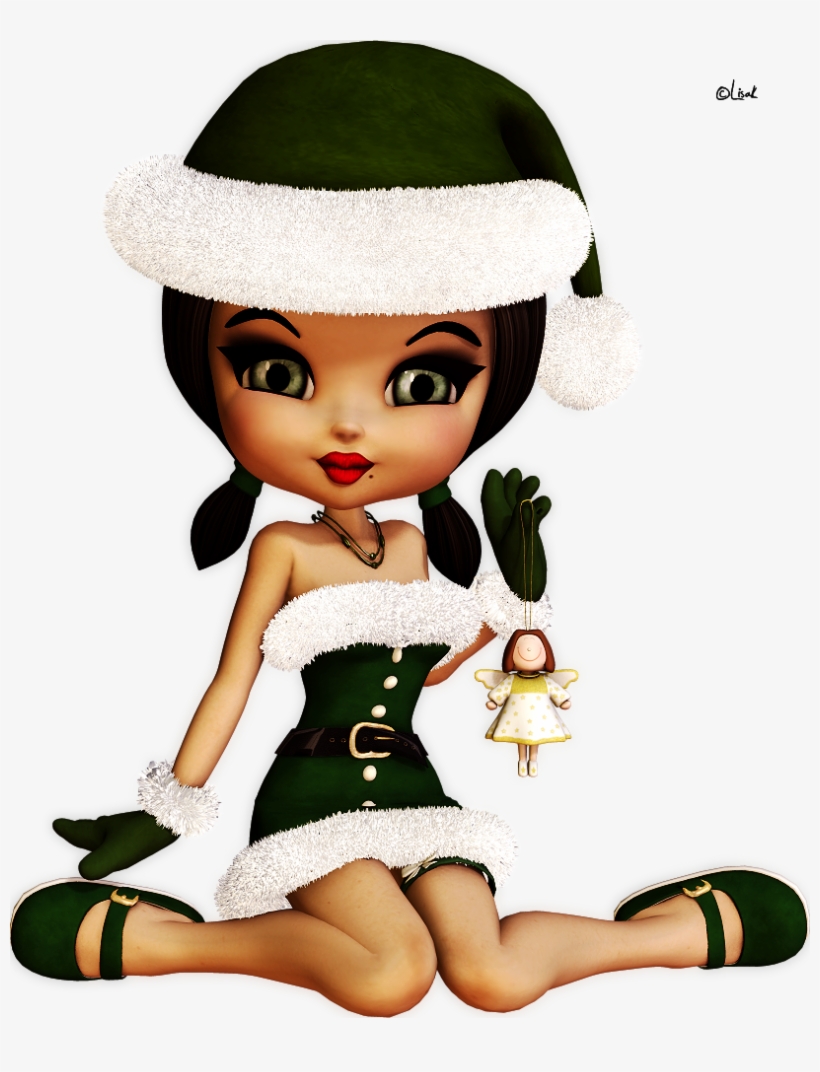 Elfen Clipart Lazy - Christmas Elf Fairy Clip Art, transparent png