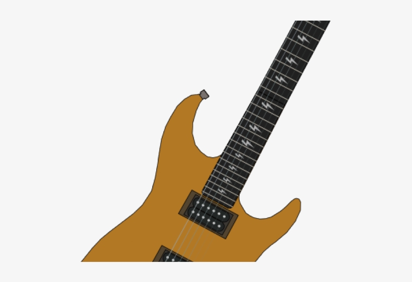 Bass Guitar Clipart Rock And Roll Guitar - Electric Guitar Clip Art, transparent png