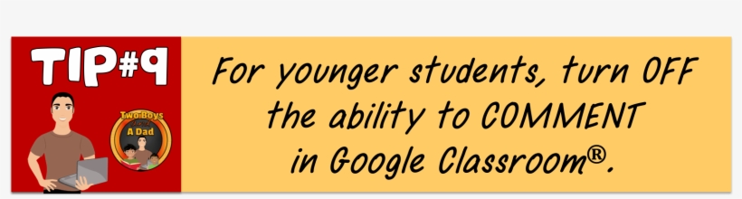 1 Classroom Tips Turn Off Commenting For Younger Children - Classroom, transparent png
