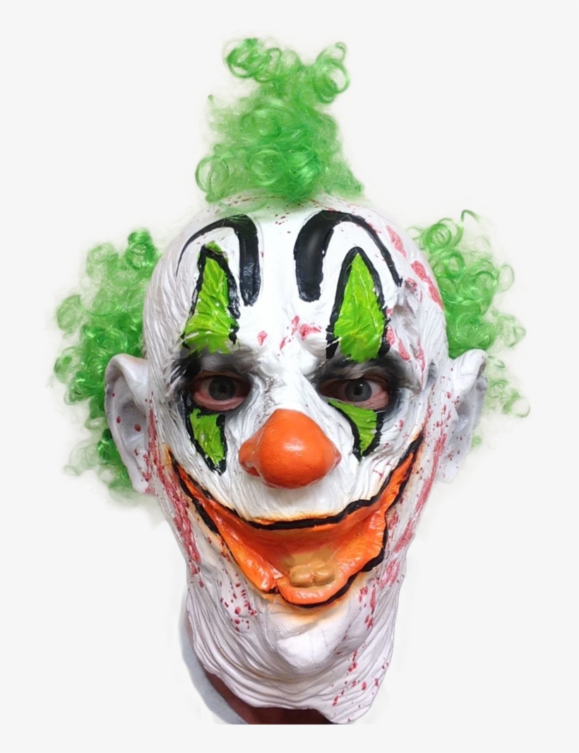 Irish Killer Clown Latex Mask - Clown Masks Rubber, transparent png