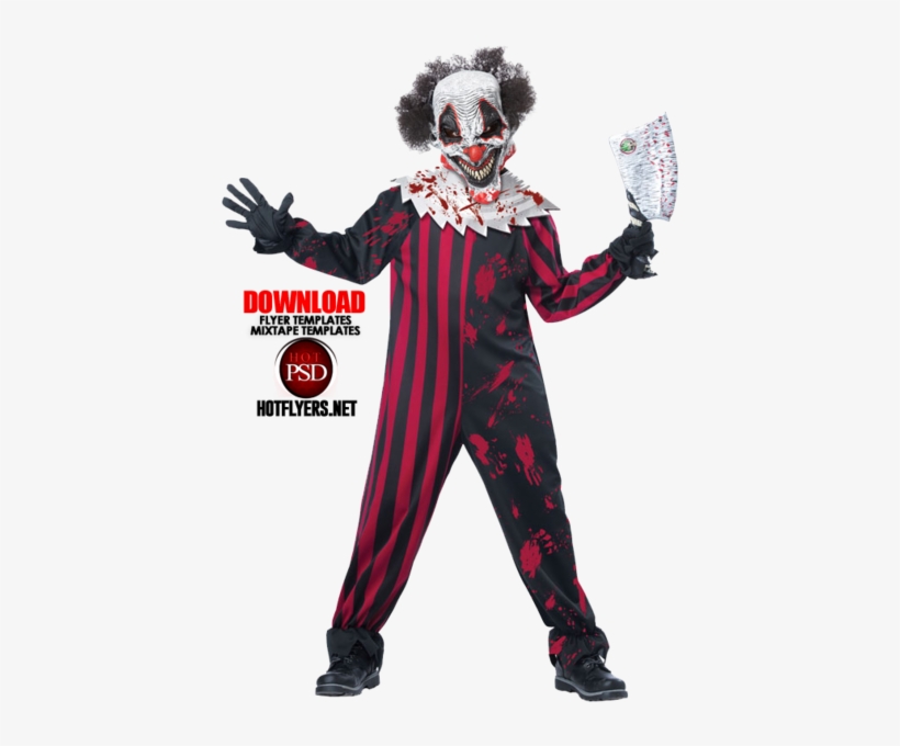 Killer Clown - Boys Killer Clown Costume, transparent png