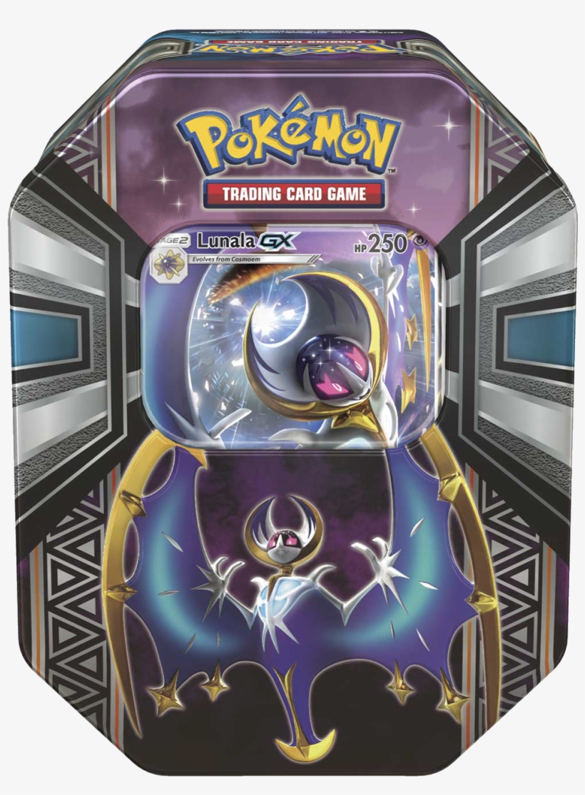 Legends Of Alola Tin - Pokemon Gx Tcg Legends Of Alola Tin: Solgaleo-gx, transparent png