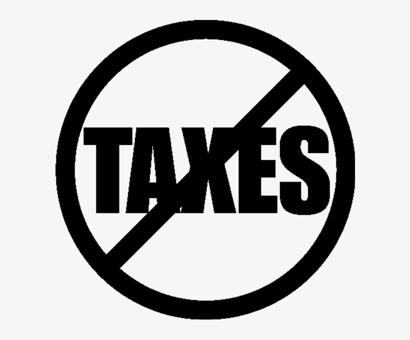 No Taxes Black - No Excuses, transparent png