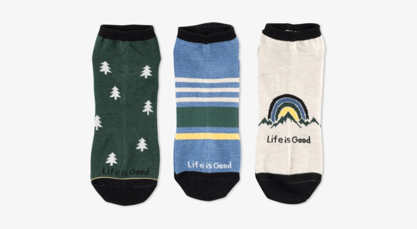 3-pack Men's Tree Low Cut Socks - Sock, transparent png
