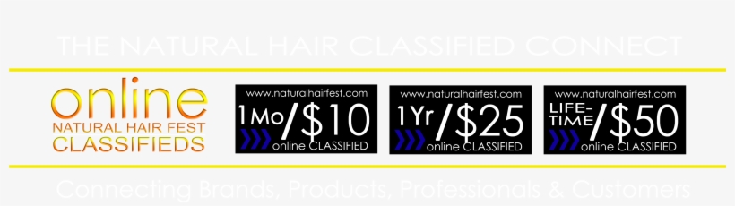 Natural Hair Fest Online Classified Rate Card - Natural Hair Fest, transparent png