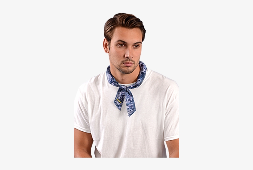 Miracool Neck Cooling Bandana Cowboy Blue Occunomix - Occunomix Miracool Bandanas - Miracool Bandana Cowboyblue, transparent png