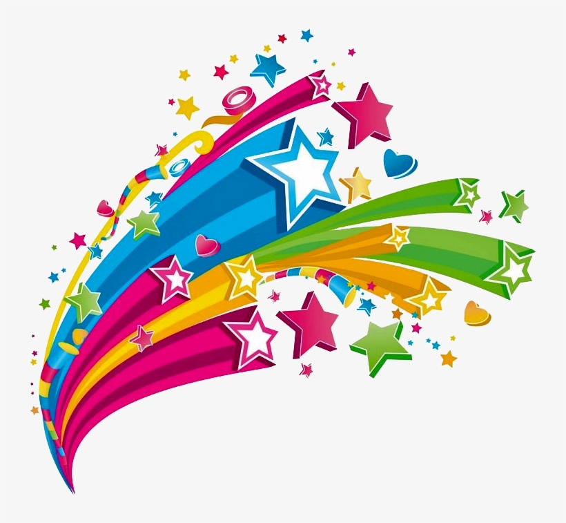 Universidad Popular De Higuera De Vargas Carnaval - Colorful Stars, transparent png