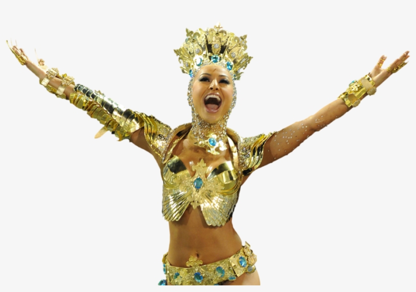 Share This Image - Brazilian Carnival Queen Psd, transparent png