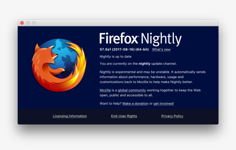 Florens Verschelde On Twitter - Firefox Nightly Windows 7, transparent png