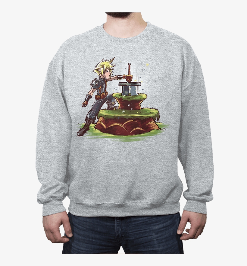 Buster Sword In The Stone - Sweater, transparent png