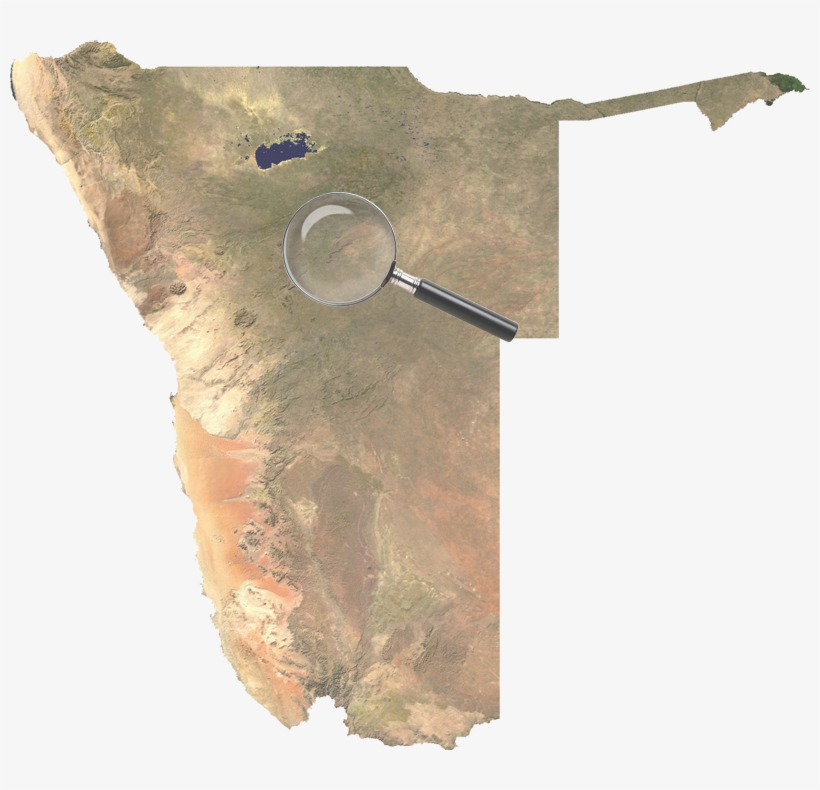 Jagdsafaris In Namibia - Namibia Map, transparent png