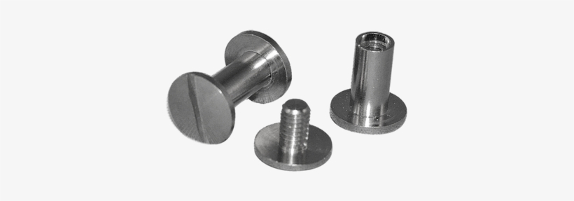 Book Binding Screws Nickel-plated 50 Pieces - Tandy Leather Screw Post 1/4" Nickel Plated Steel 10/pk, transparent png