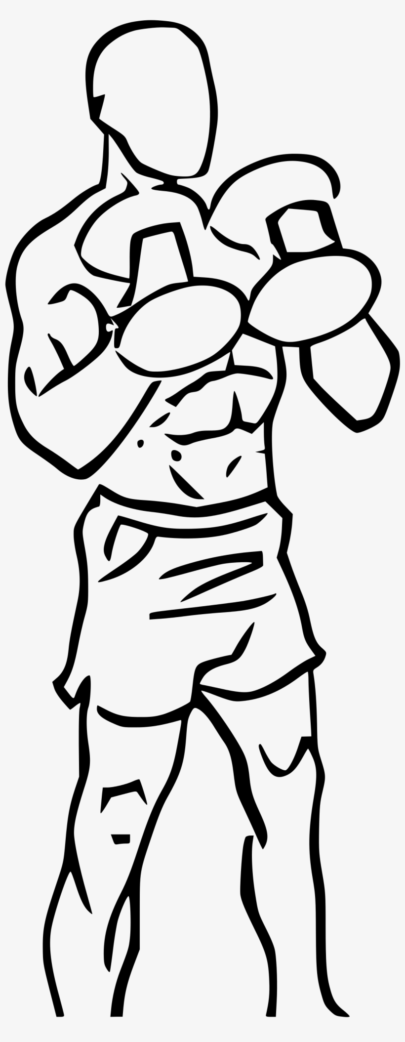 Open - Alternating Dumbell Curls Diagram, transparent png