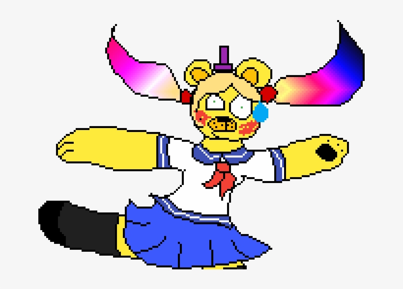 The Yandere Fredbear-chan Censor - Cartoon, transparent png