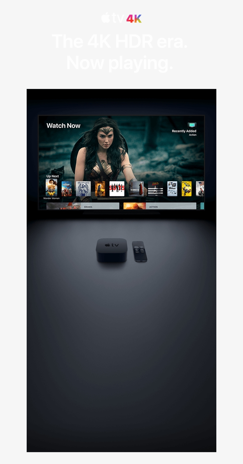 Shop The New Apple Tv 4k Online And In Store At The - Apple Tv 4k Hulu, transparent png