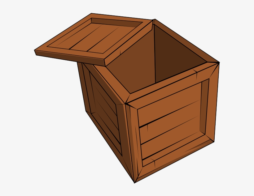 Wood Crate Clipart - Crate Clipart, transparent png