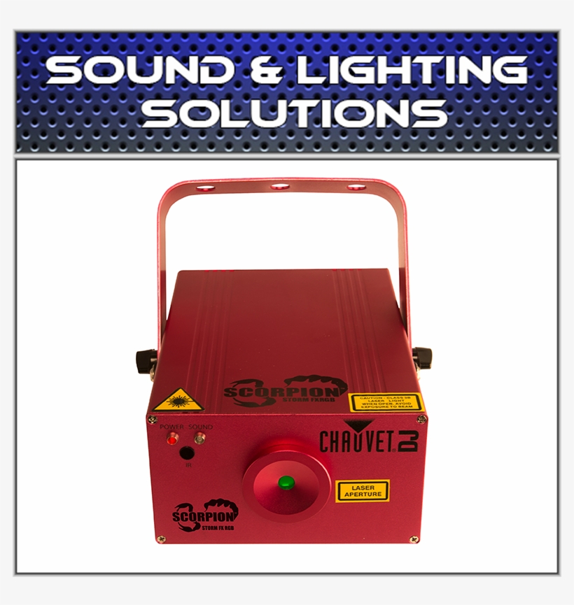 Chauvet Scorpion Storm Fx Rgb Laser 3 Color Scorpion - Toy, transparent png