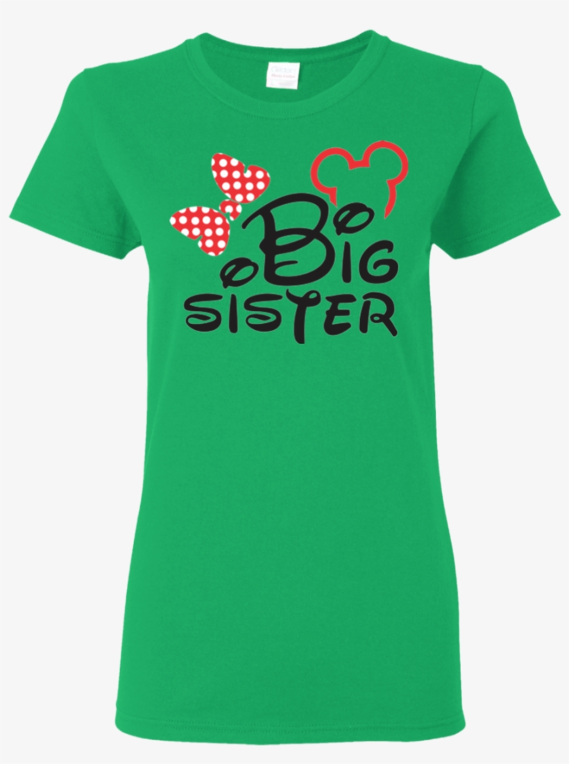 Big Sister Mickey For Light Colored T-shirt - T Shirts Mexico Rusia 2018, transparent png