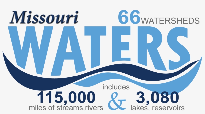 Missouri Waters Includes 66 Watersheds, 115,000 Miles - And, transparent png