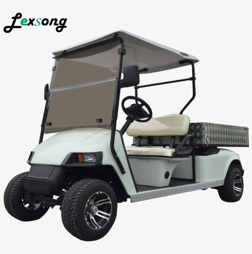 2 Seat Motorized Electric Utility Golf Cart With Long - Golf, transparent png
