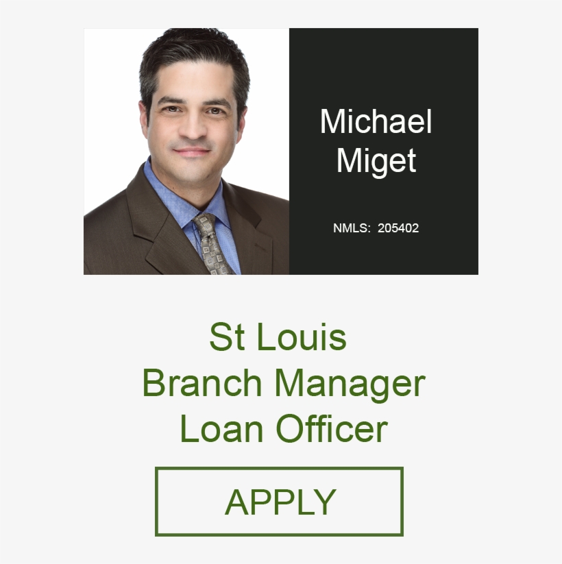 Michael Miget Branch Manager St Louis Home Loans Missouri - Loan Officer, transparent png