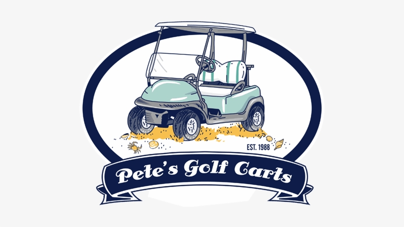 Pete's Golf Carts Logo - Golf Cart Logo, transparent png