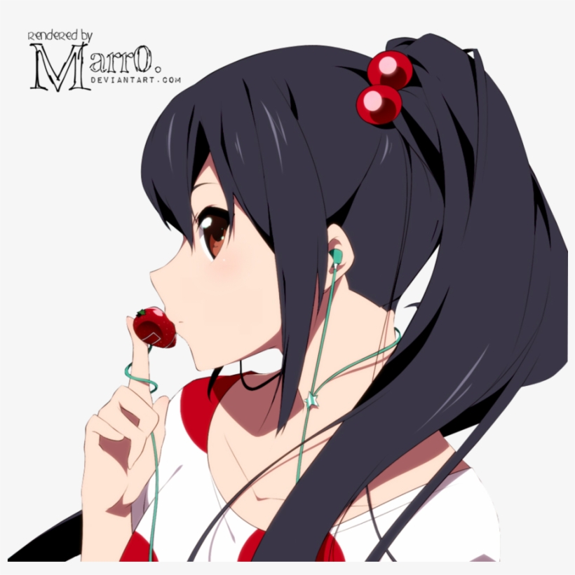Azusa Nakano Listen By Marr0-d3ahdo3 - Azusa Nakano, transparent png