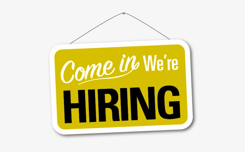 Now Hiring Sign - We Are Hiring, transparent png