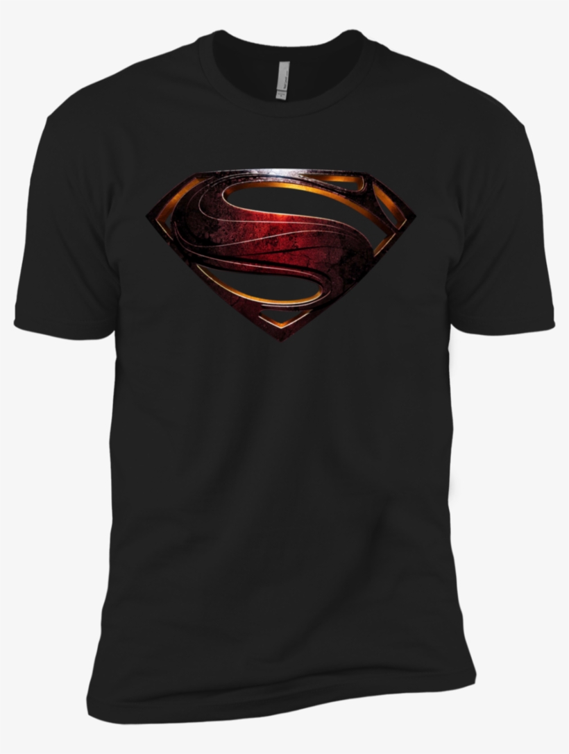 Superman S Shield Nl3600 Next Level Premium Short Sleeve - Shirt, transparent png