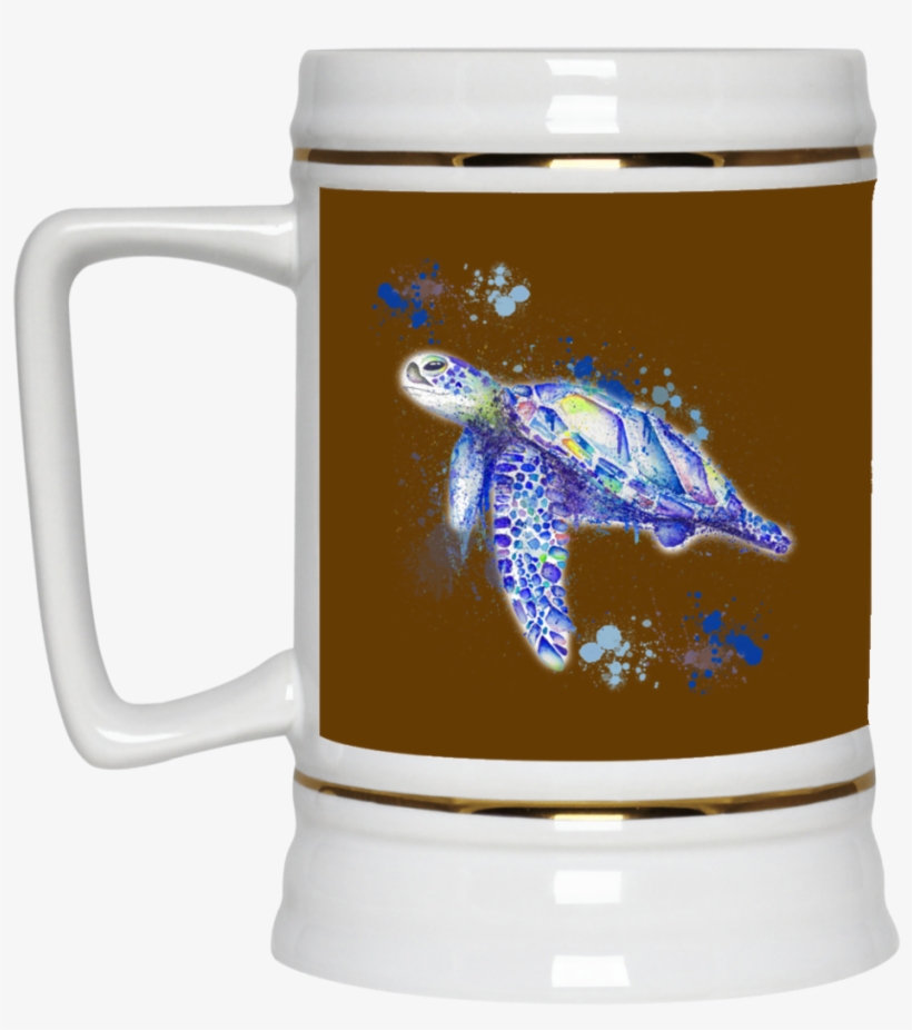 Watercolor Sea Turtle Mugs - De Los Muertos (necklaces & Mugs), transparent png