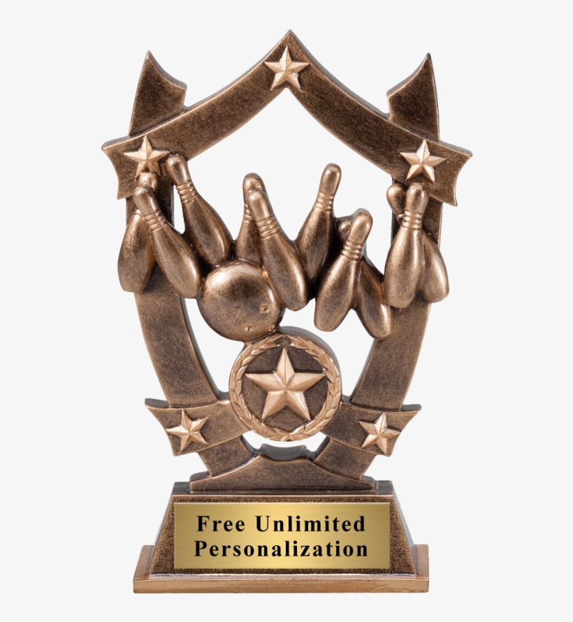 Star Shield Bowling Trophy - Ballet Trophy, transparent png