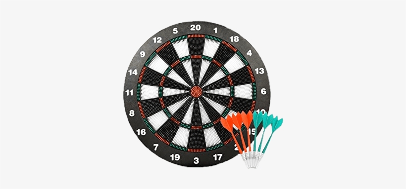 Sports - Darts - Actiondart Soft Tip Darts And Dart Board Set, transparent png