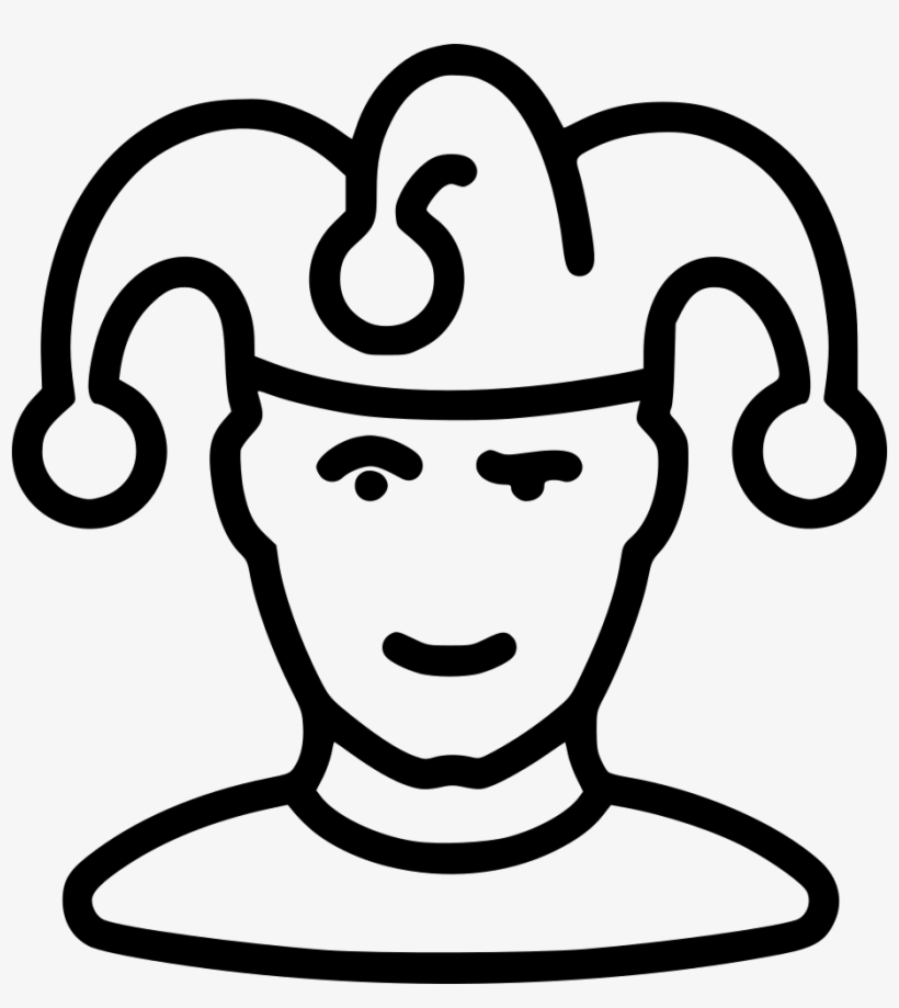 Joker Jester Clown Man Human User Vatar Comments - Friend List Icon, transparent png