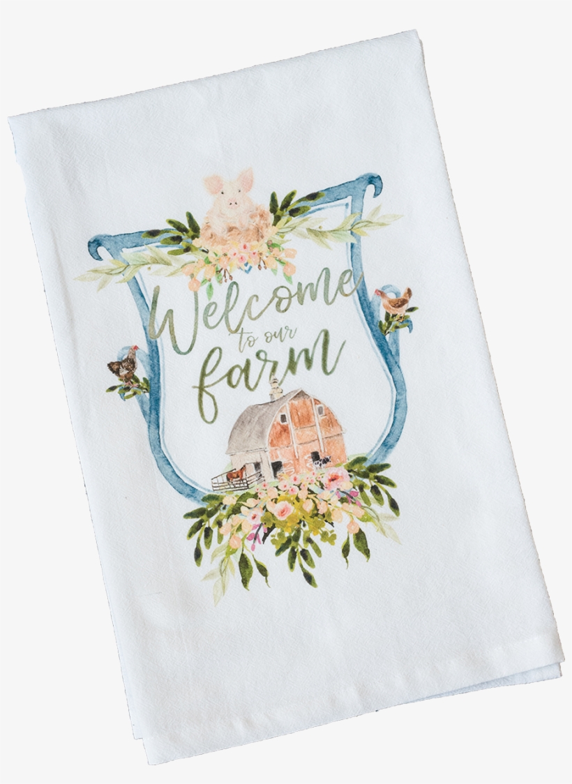 Welcome To Our Farm - Greeting Card, transparent png