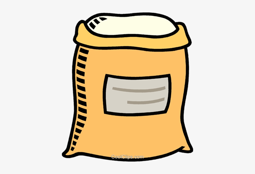 Flour Royalty Free Vector Clip Art Illustration Vc009981 - Flour Clipart Transparent Background, transparent png
